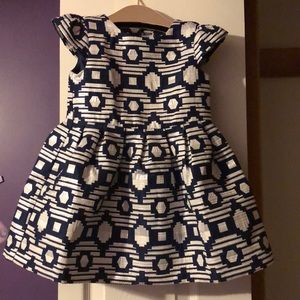 Like new Crazy 8 blue & silver dress
